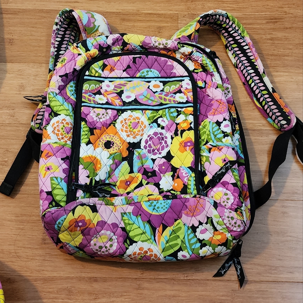 Vera bradley backpack laptop bag